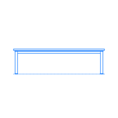 Furniture Coffee Tables Lc10 P Low Table Rectangular Stencil Svg Vector, Free Vectors File